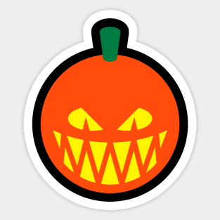 Halloween Pumpkin (Jack O’Lantern / Emoji / 3C) Sticker